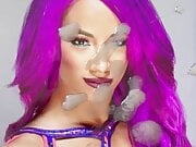 cum on Sasha Banks (WWE)