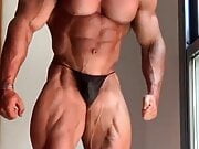 muscle posing