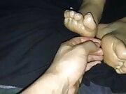Oily feet