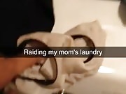 Indian dude plays with his moms panties