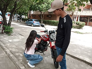 Motorcycle, Amateur Homemade, Real Homemade Sex, Help Me