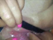 Getting her Wet Pussy Finger-Fucked Close-Up