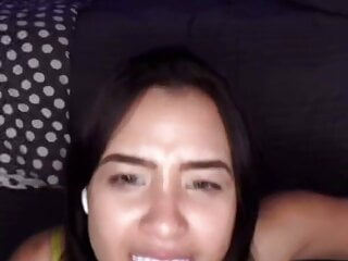 Tiktok live sexy girl Dow blouse and nipslip 3