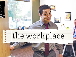 Awkward Hunk Finally Fucks Boss At Work - The Office Gay Parody