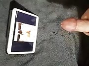 cum tribute so hard i changed the screen on my tablet!!