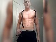 Hung White Scally Showing Off His Monster Cock (No Cum.)