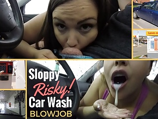 A Risky Sloppy Blowjob Immeganlive...