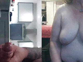 Big Tits, Cum in Glass, Wife Cumshot, Big Cock Cumshot