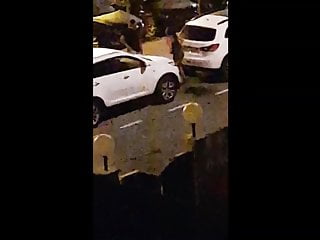 Woman strips and pisses in the street at 4am