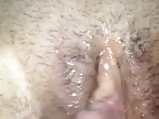fingering juicy and hairy pussy