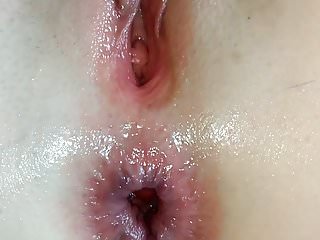 Anal gape creampie...