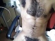 hairy body wank