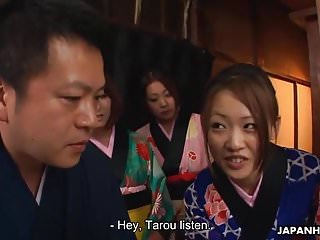 Tarou Dared To Show His To A Ready Asian Babe...