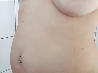 Amateur MILF Tits, Mom Shower, Mature, Showering