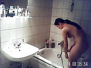 My wife filmed herself in the bathroom for you