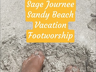 Sage journee sand in my toes...