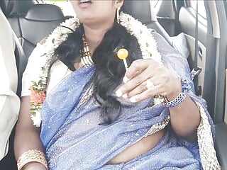 Indian Car Sex Telugu Dirty Talks.car Driver Try to Fuck Telugu Saree Aunty.