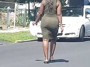 bad black chic walking across 