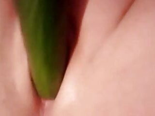 BBW, Girls Masturbating, Homemade Sex Toy, Cucumber