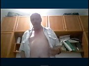 Grandpa cumming on webcam