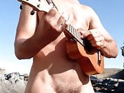 Naked musician 