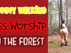 Mom Ass Worship In Forest 2 - Bbw Walking