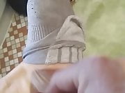 Nice self soles cumshot