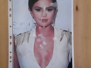 Cum Tribute 4 on Selena Gomez