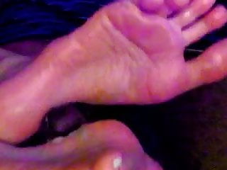 Toe Job, White, Used, Bare Feet