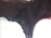 Huge cum in pantie String Thong