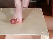 Domina bare feet cock stomping & footjob pt1