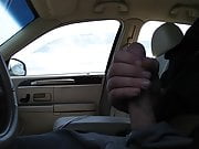 Cum in the car