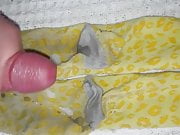 Cum on Socks - Yellow Knee Highs 