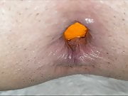 Eject an orange and make way for prolapse and gape.