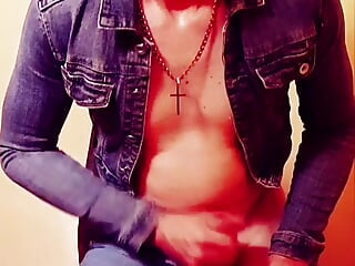 Sexy horny demon bitch without a demon mask