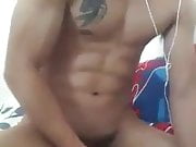 handsome asian jerks off on cam on his underpants (1'10'')