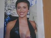 CUM ON ALYSSA MILANO