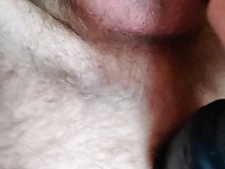 Fucking my hairy dildo...