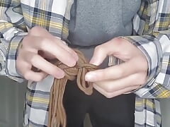 How to tie up your dick