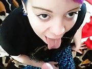 Close+Up Nut Right On Punk Chicks Tongue