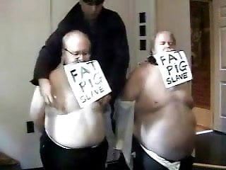 Fat Pig Slaves Visit My Toronto, Canada Dungeon Room