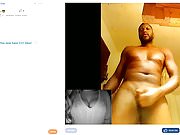 Webcam trolling #1 - Older male jerking on webcam chat