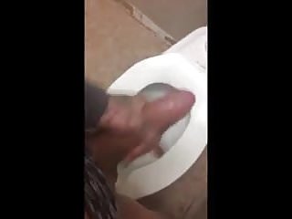 Public bathroom jerkoff session...