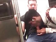 Wankers and suckers, in train, or metro. Short compilation.