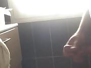 Cum in bathroom