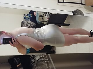 Sexy Silver Dress Fun