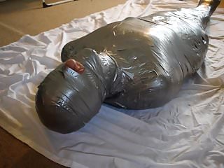 Ronnis full duct tape mummification...