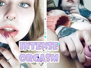 INTENSE ORGASM! She does it again!