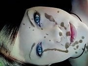 BEAUTIFUL FACE GETS SPLATTERED 