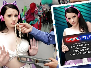 Curvy Live Streamer Em Indica Gets Disciplined For Stealing From The Wrong Store - Shoplyfter